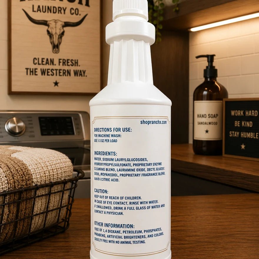 ranchxgoods luxurylaundrywash ecofriendly scentedbliss essentialoils concentrated